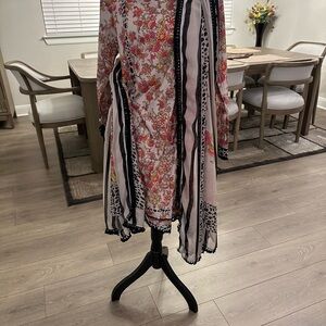 "Pakistani Three Piece Charizma Lawn Suit With Chiffon Dupatta